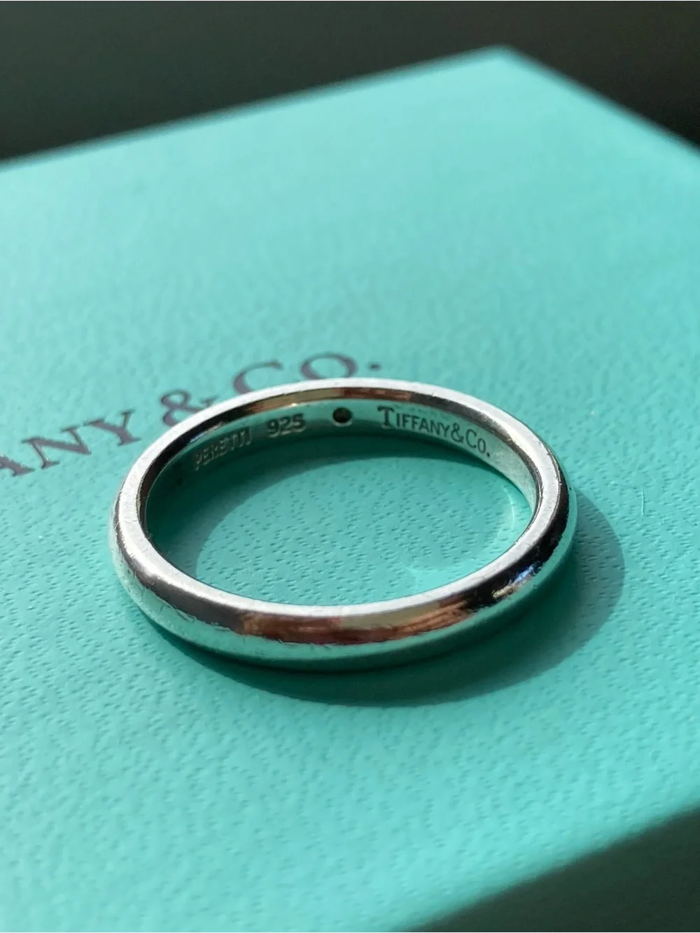 Tiffany & Co. Elsa Peretti Sterling Silver Band with Diamond